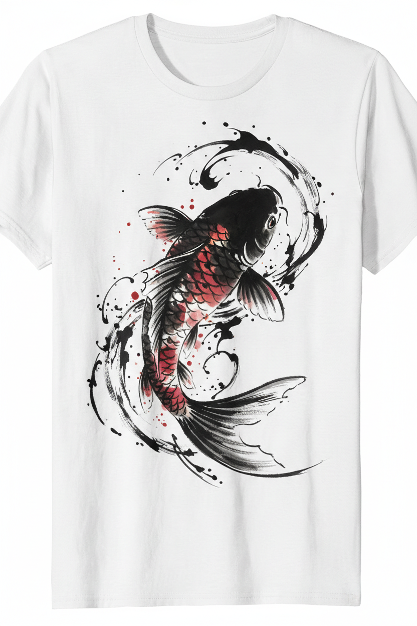 Koi Ink-Wash Tee